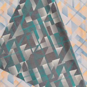 Brodeerattu flanelli kangas bnt6867